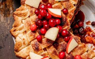 Spiced Cranberry Apple Pie