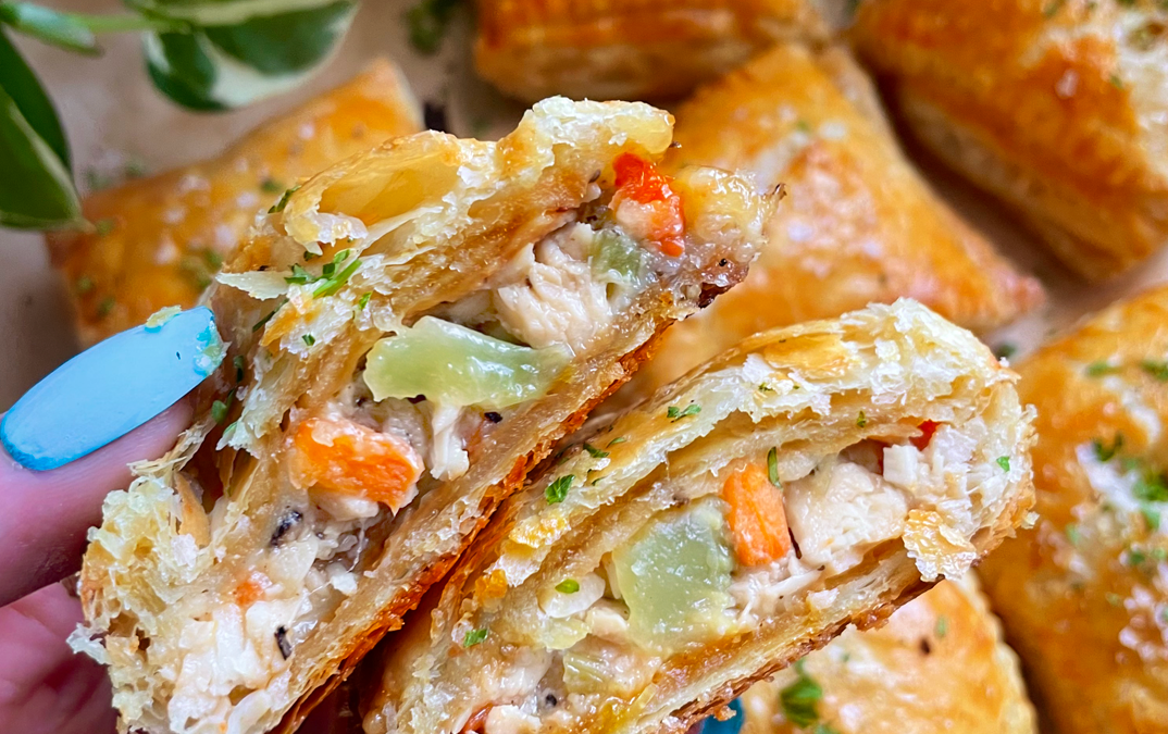 Chicken Pot Pie Hand Pockets