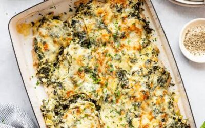Creamy Spinach & Artichoke Chicken Bakes