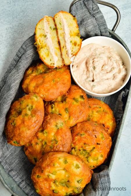 Spicy Jalapeno Cheddar Cheese Bagels