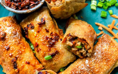 Crispy Homemade Takeout Style Veggie Egg Rolls
