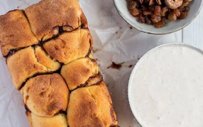 Sourdough & Cream Cheese Hot Cross Buns