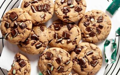 Andes Mint Chocolate Chip Cookies